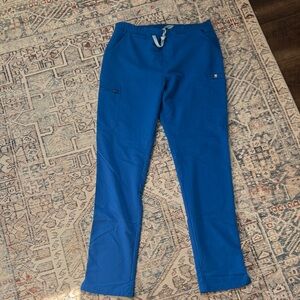 Womens skinny blue scrub Pants